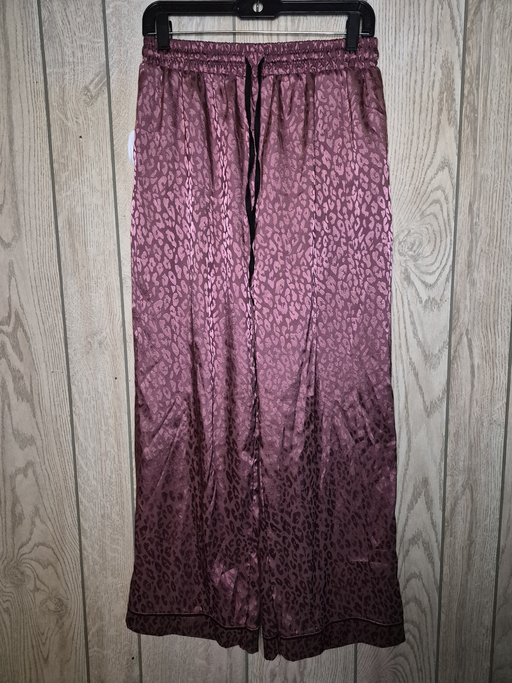 BCBGMaxAzria Mauve Jacquard Drawstring Waist Pants